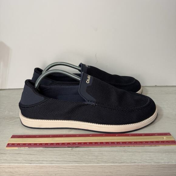 Olukai Kakaha Mesh Slip On Shoes Navy Men\'s Size 10.5